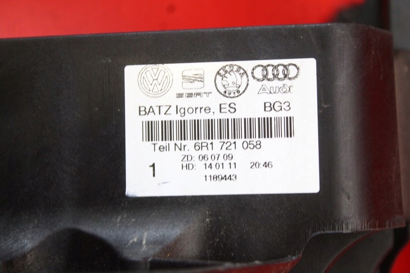 фото №5, Педаль педалі зчеплення гальмо 6r0721117b 6r1721058 vw polo 5 v 6r 09-15