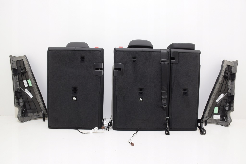 фото №12, Bmw x4 g02 lci оббивка сидіння заднє сидіння шкіра czarna вентиляція обігрів