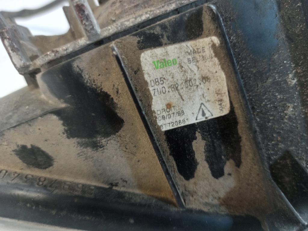 фото №14, Peugeot 406 coupe противотуманная фара правый перед valeo 66978340d zu08260200