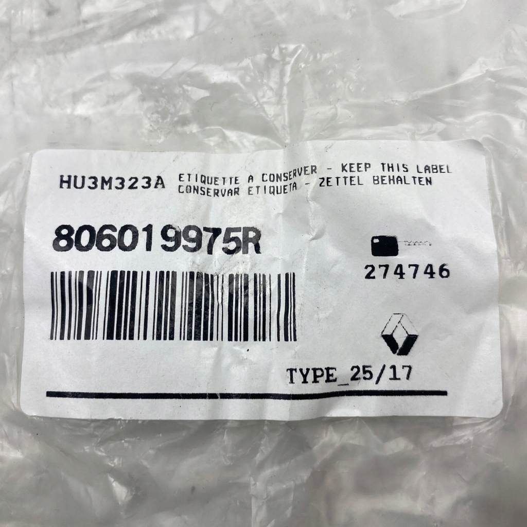 фото №16, Nowa оригинальный номер замок зажигания ключи вкладыши renault trafic iii kangoo iii master iii