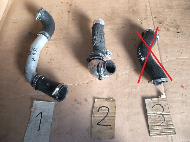 фото №1, Santa fe iii труба wąż воздухозаборник воздуха интеркулер