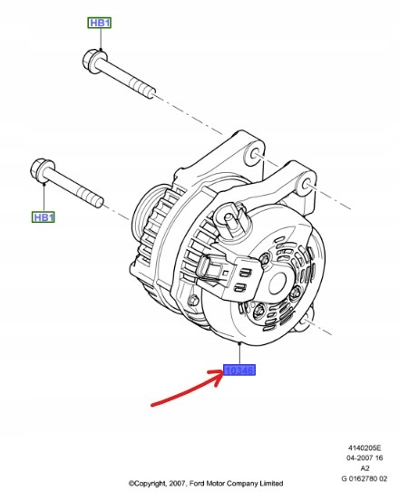 Купить Генератор 150amp ford mondeo mk4 2010-2012 2.2 tdci