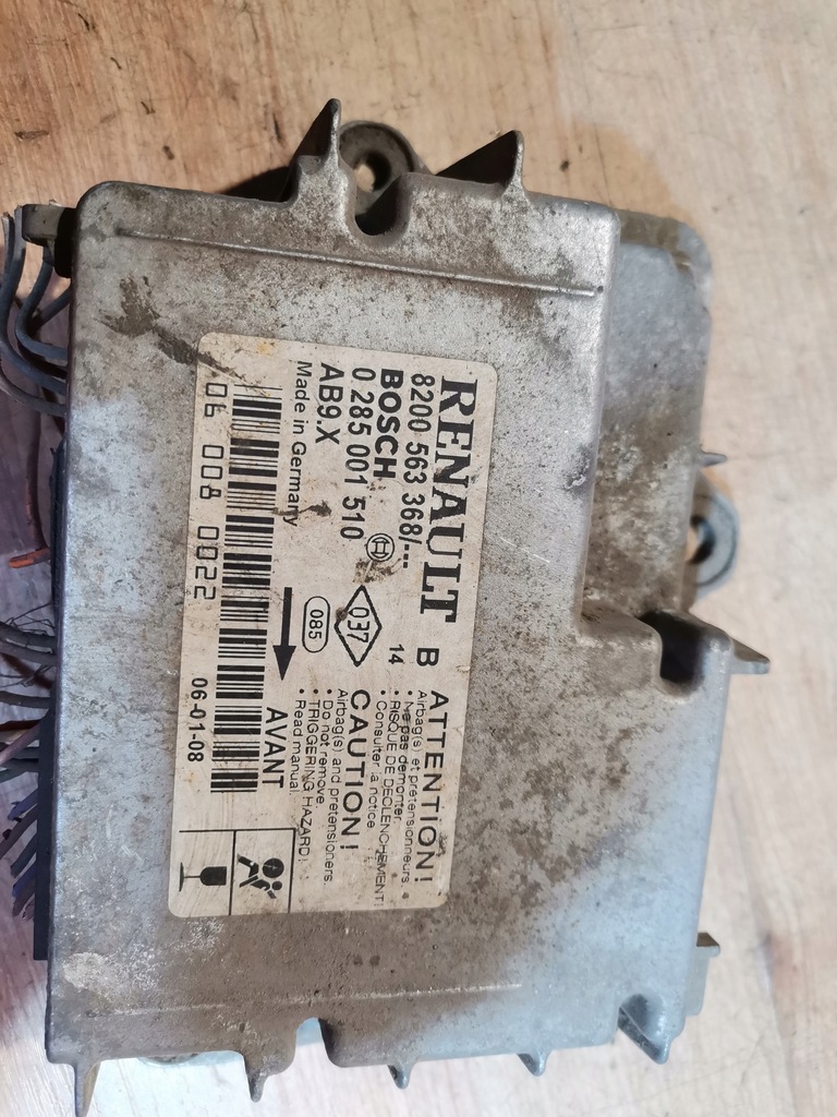фото №2, Модуль датчик подушка безопасности renault clio iii 8200563368