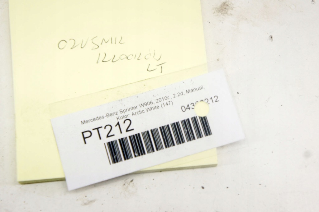 фото №5, Pt212 mercedes sprinter w906 2.2d датчик зносу гальмівних колодок лівий задня