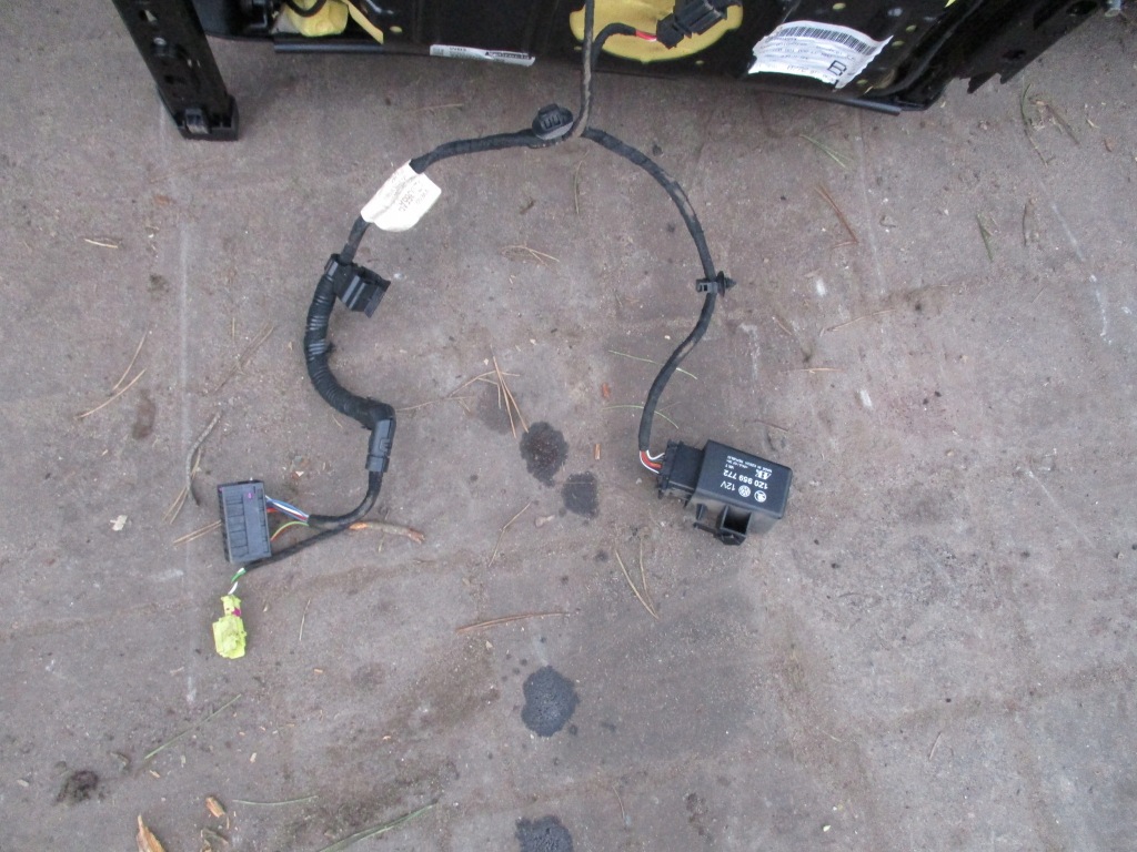 фото №9, Skoda octavia ii сиденье левый lub правый водителя пассажира чёрный ремни