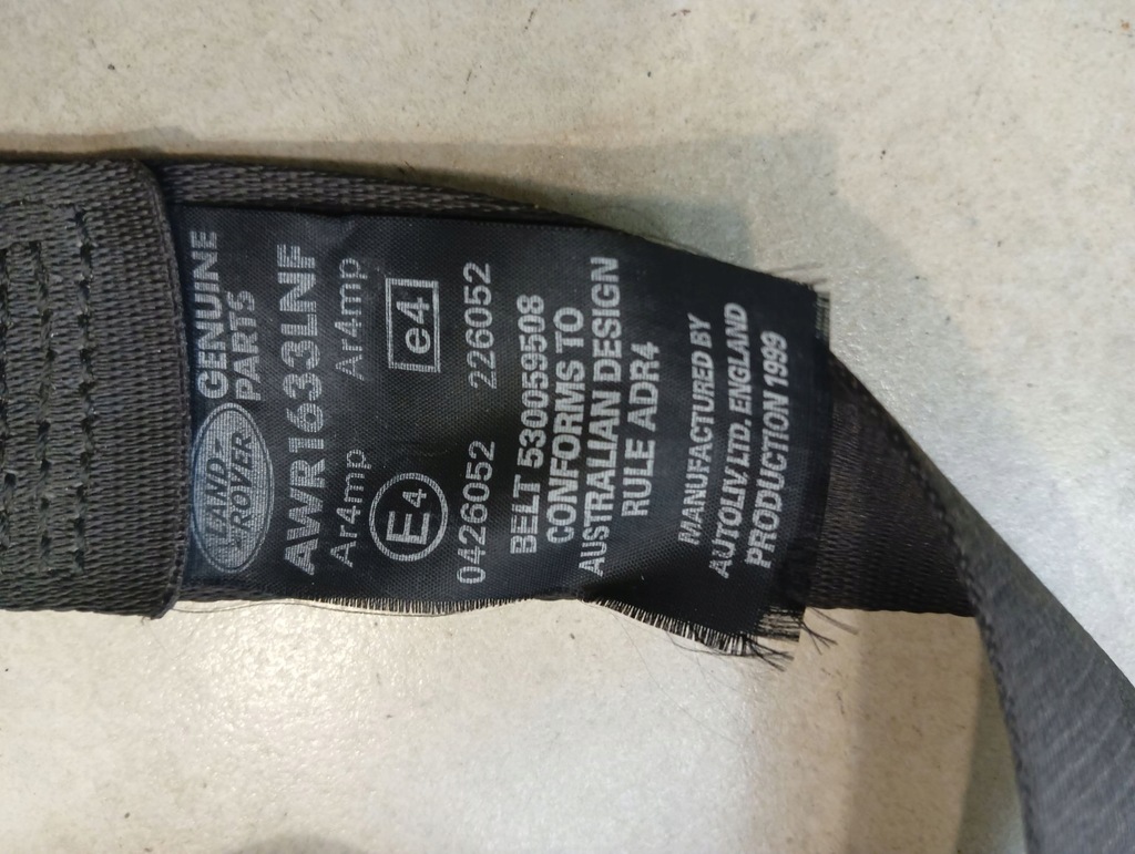 фото №4, Pas безопасности левый перед freelander 2.0 td