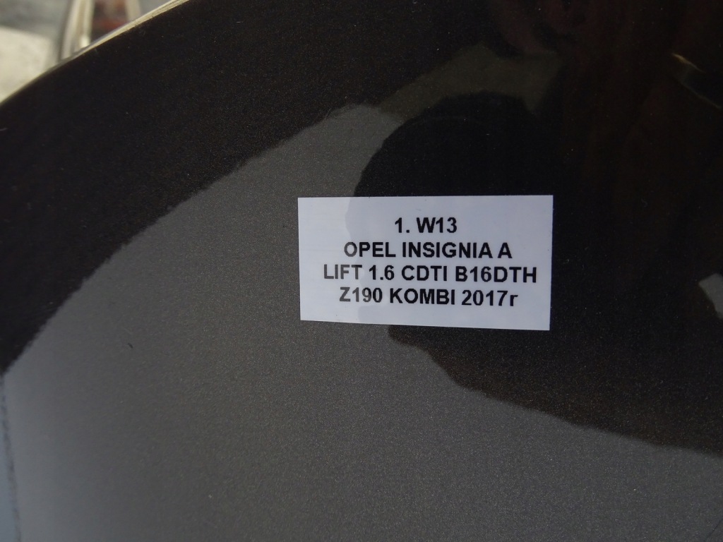 Бампер задняя задний z190 opel insignia a рестайлинг  универсал 13-17r с Разборки