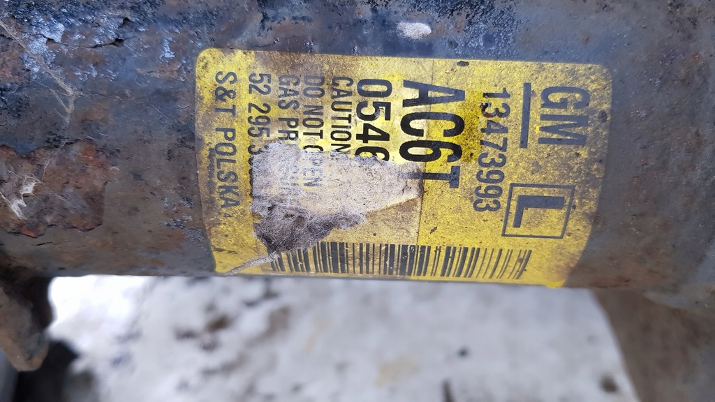 фото №8, Поворотный кулак mcperson левая opel zafira c 2.0 cdti