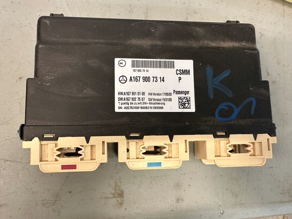 фото №1, Модуль бортовий комп'ютер сидіння mercedes gle a1679007314