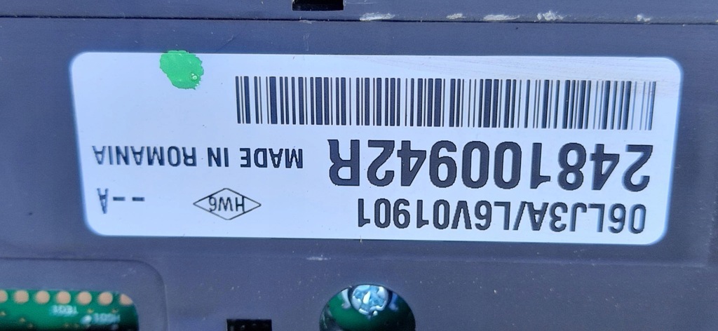 фото №10, Счетчик приборы renault captur ii 248100942r