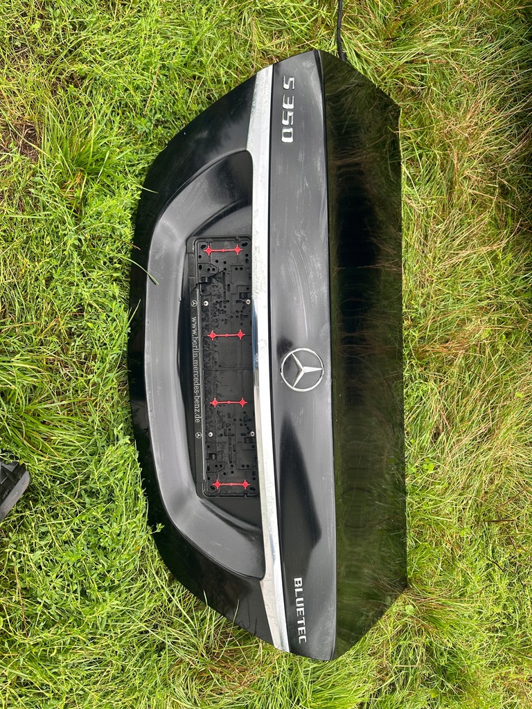 фото №1, Mercedes w222 крышка багажника задняя комплектная