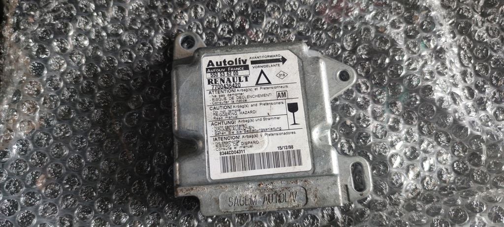 фото №1, Renault laguna i модуль датчик подушка безопасности