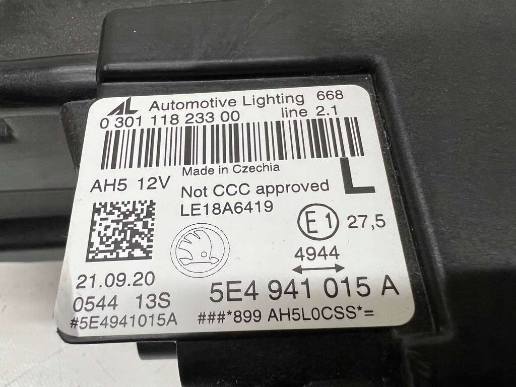 фото №10, Skoda octavia iv лампа full led левая 5e4941015a