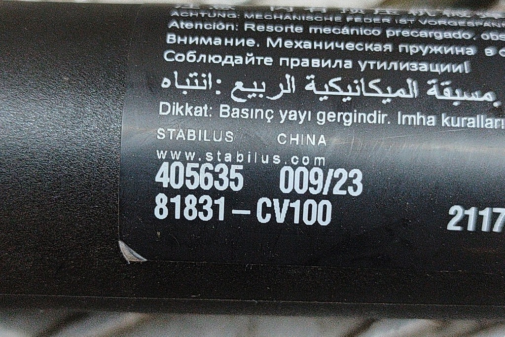 фото №6, Kia ev6 cv права сторона кришки багажника привід газовий 81831-cv100 2021 26