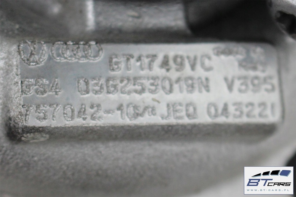 фото №5, Vw jetta golf 5 touran audi a3 skoda seat турбина турбонагнетатель 03g253019n