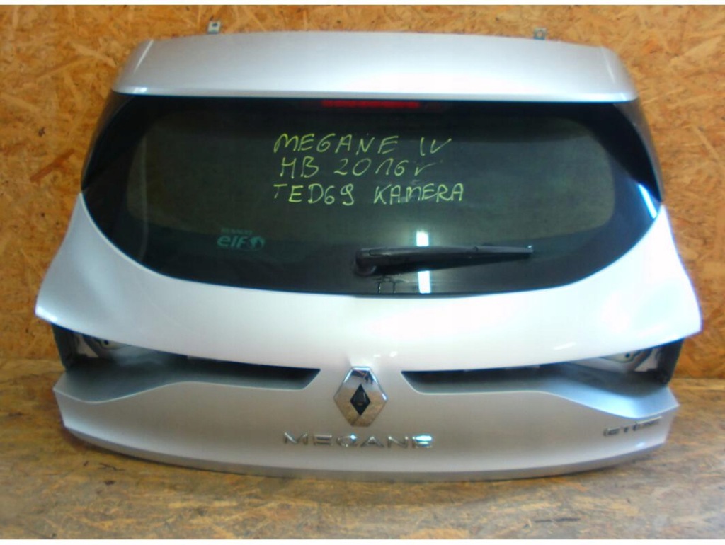 фото №1, Renault megane iv хетчбек кришка багажника багажника ted69 ideał камера