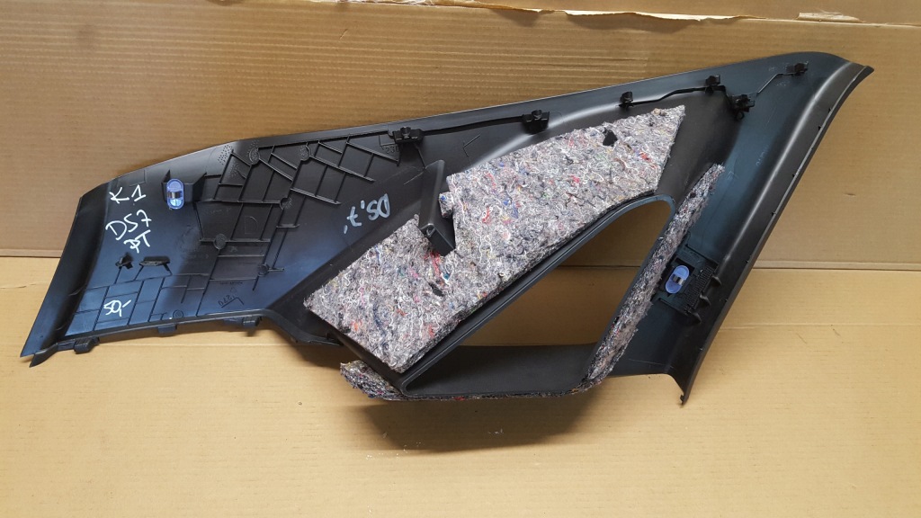 фото №3, Citroen ds7 17- захист оббивка стійка права задня