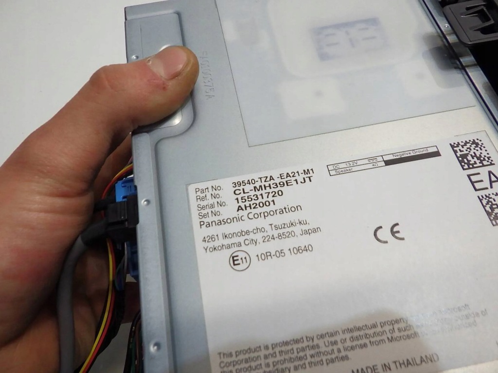 фото №6, Honda jazz v 2021 екран дисплей навігація 39540-tza-ea21