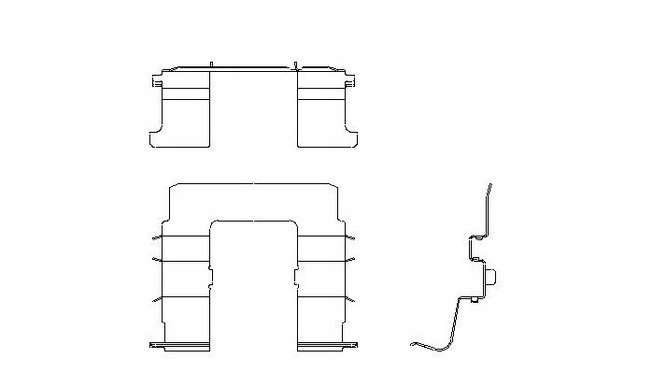фото №1, Kpl ремонтний гальма lexus is300