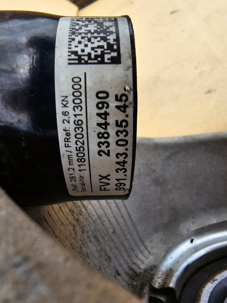 фото №7, Porsche 911 991 поворотный кулак 99134165731 амортизатор 99134303545