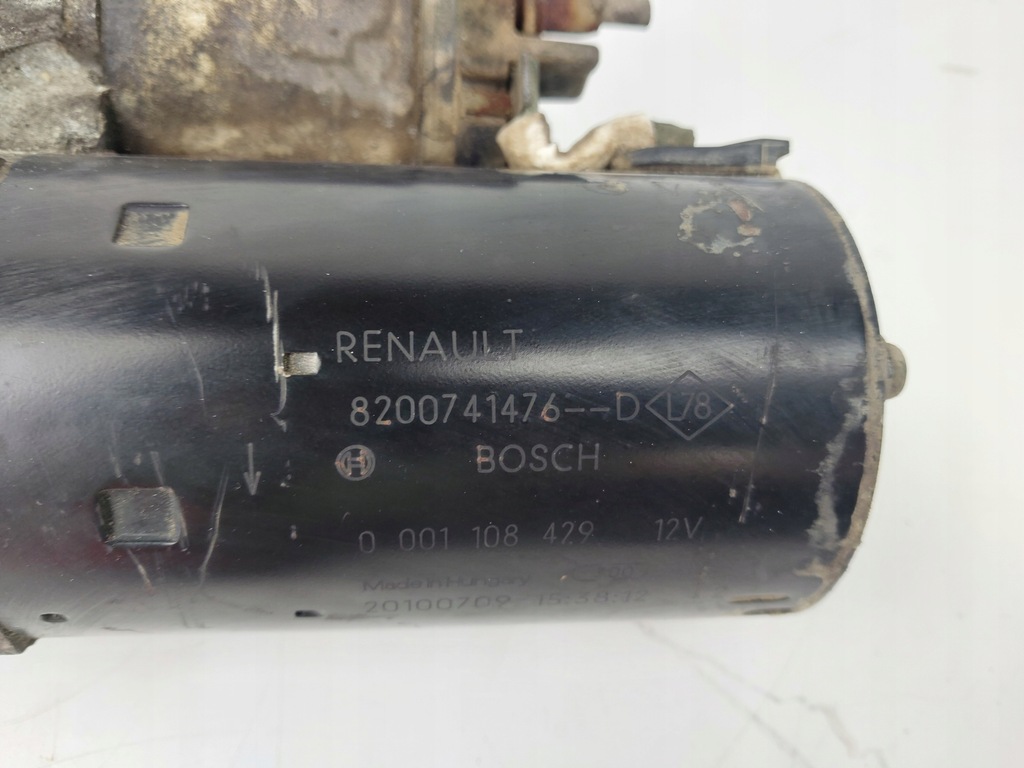 фото №5, Стартер 8200741476 0001108429 renault grand scenic iii 1.9 dci