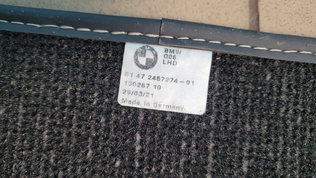 фото №15, Bmw x6 iii g06 21r килимки m-performance 2457274 комплект