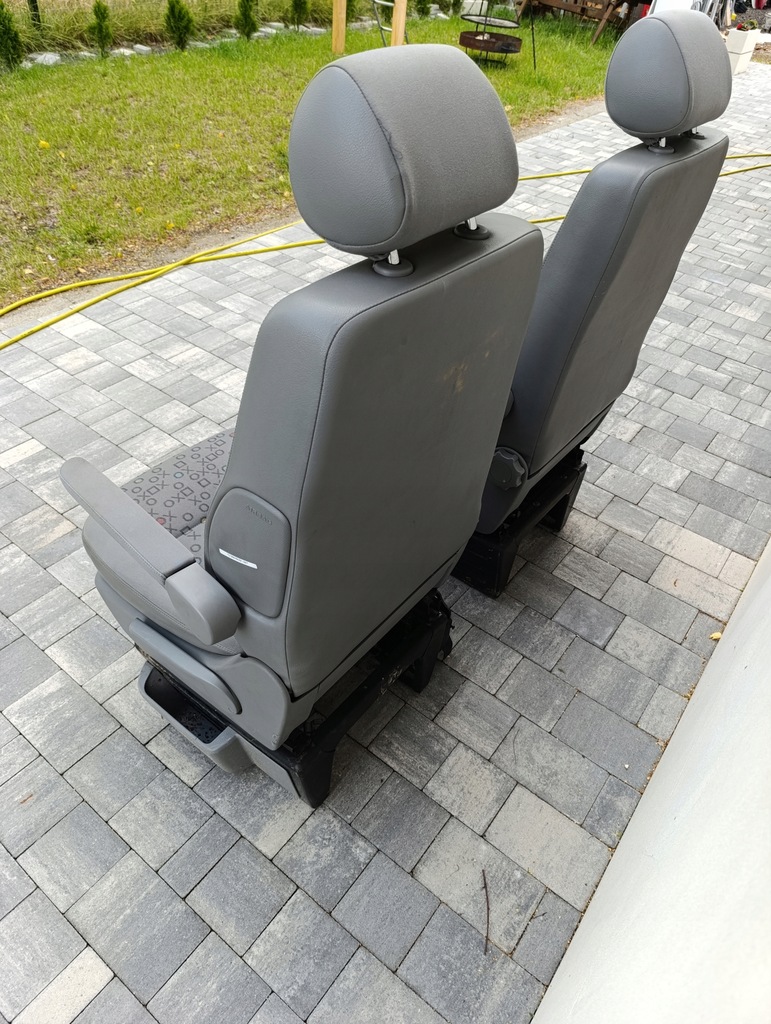 фото №8, Vw t5 t6 комплект сидений передних сиденье пассажир водителя ox сиденья перед