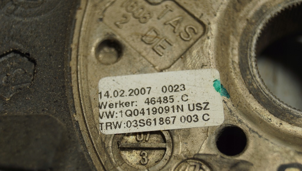 фото №16, Повітропровід vw golf v eos 1q0419091n пелюстки перемикання dsg