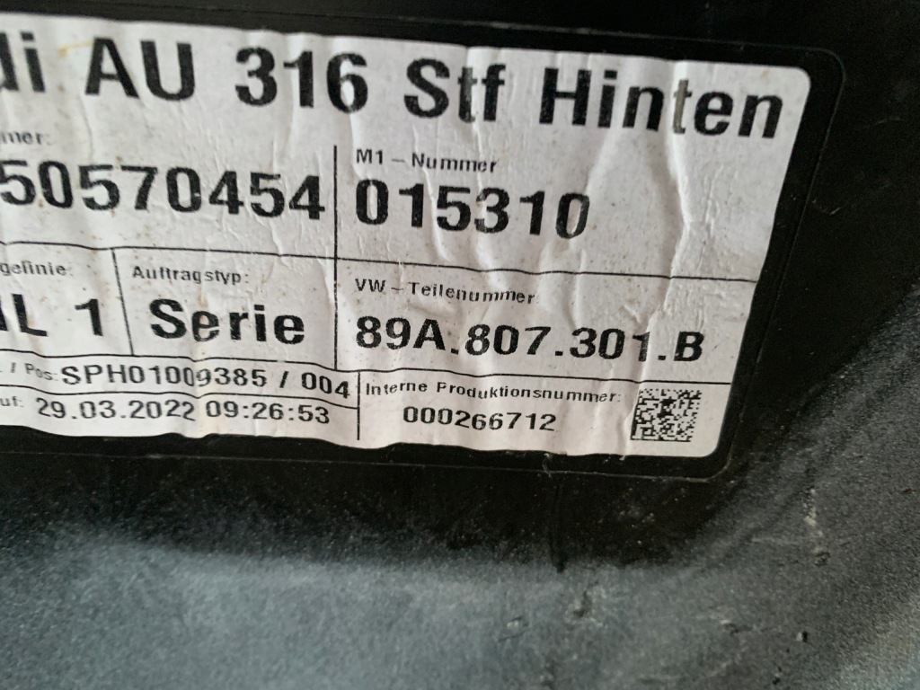 фото №7, Audi q4 e-tron бампер задній задня 89a807301b