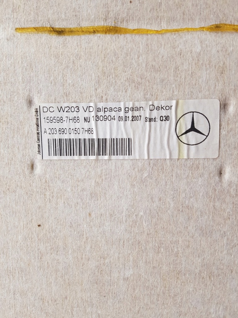 фото №3, Потолок 4d mercedes w203