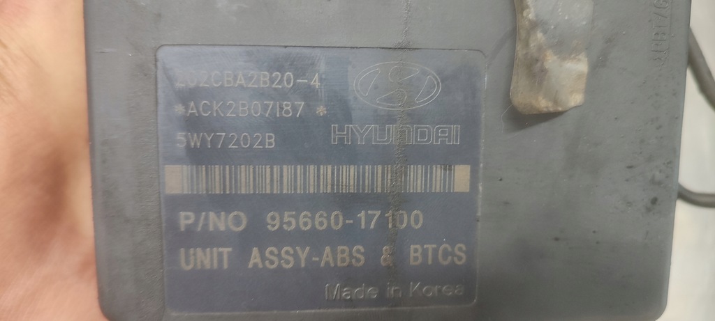фото №6, Насос abs hyundai matrix 95660-17100