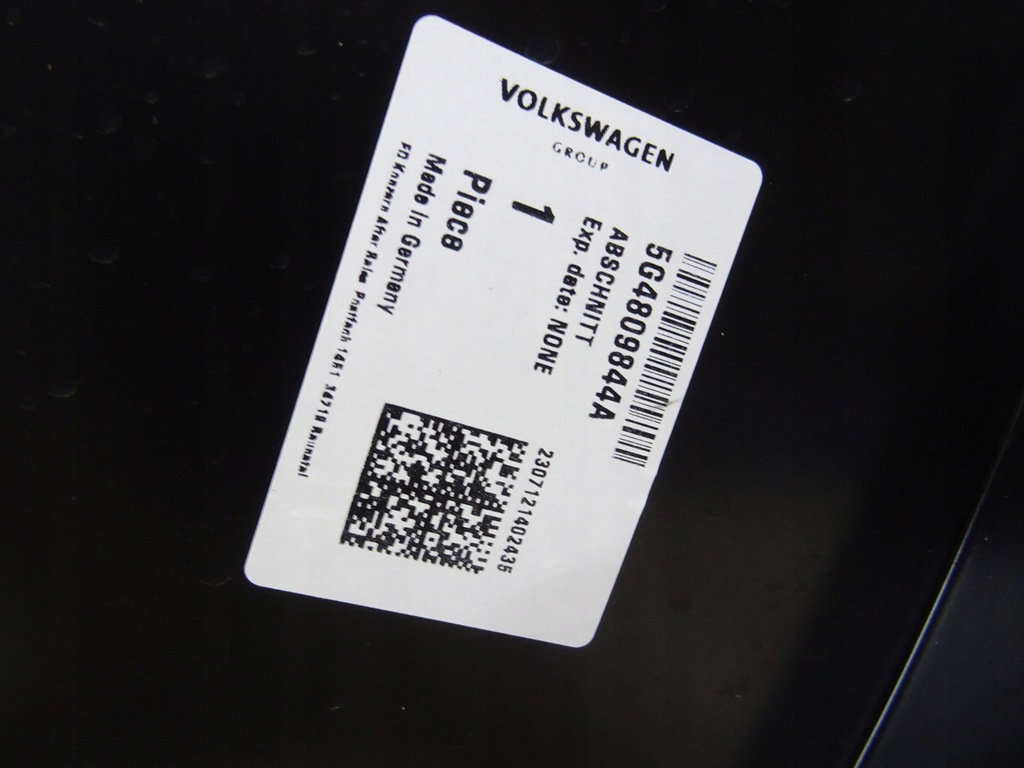 фото №10, Vw golf 7 vii 5g hb крыло задняя задний 12-19 5g4809844a