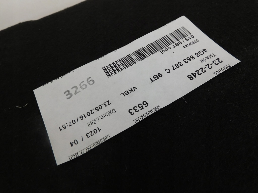 фото №10, Комплектна обшивка багажника audi a7 c7 4g8