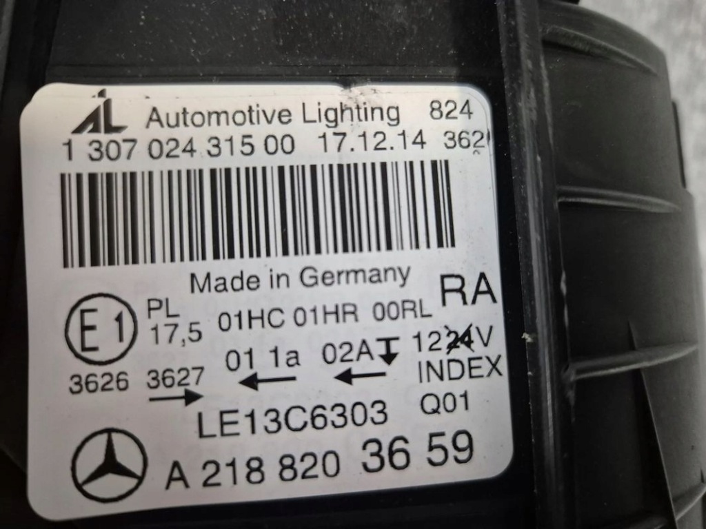 Фара передняя комплект правый  + левая - mercedes cls w218 10-14 full led lhp Оригинал