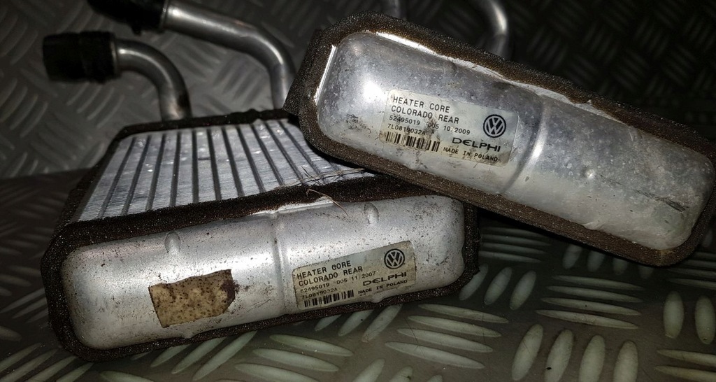 фото №5, Vw toaureg porsche cayenne 7l audi q7 4l радіатор обігрівача задня задня