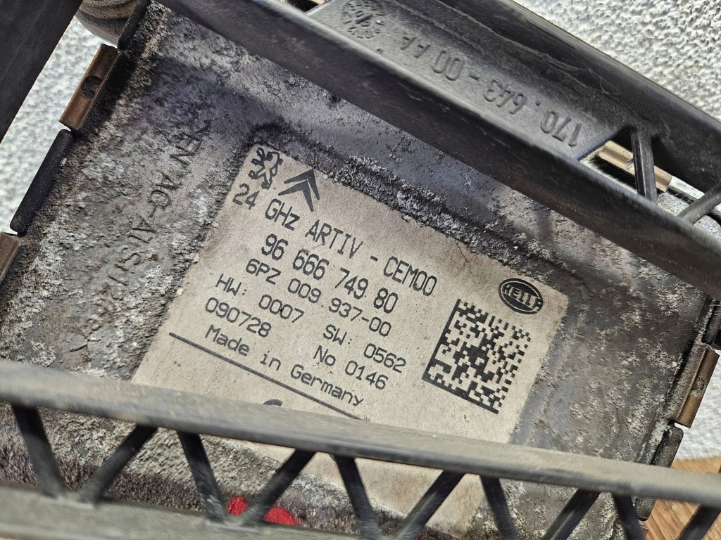 фото №6, Peugeot 3008 i 9666674980 радар датчик distronic