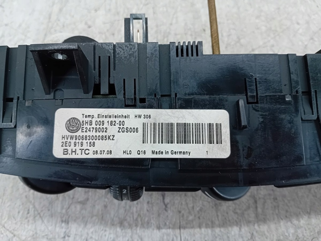 фото №7, Панель обдув vw crafter 2e0919158 5hb009182-00 2.5 tdi