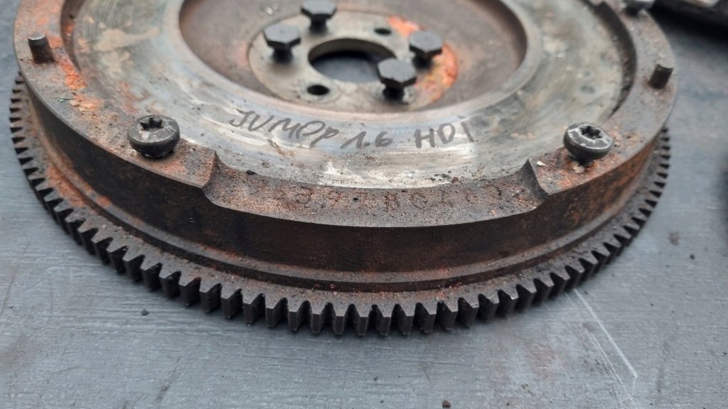 фото №7, Jumpy scudo 1.6 hdi колесо маховик диск притиск комплект