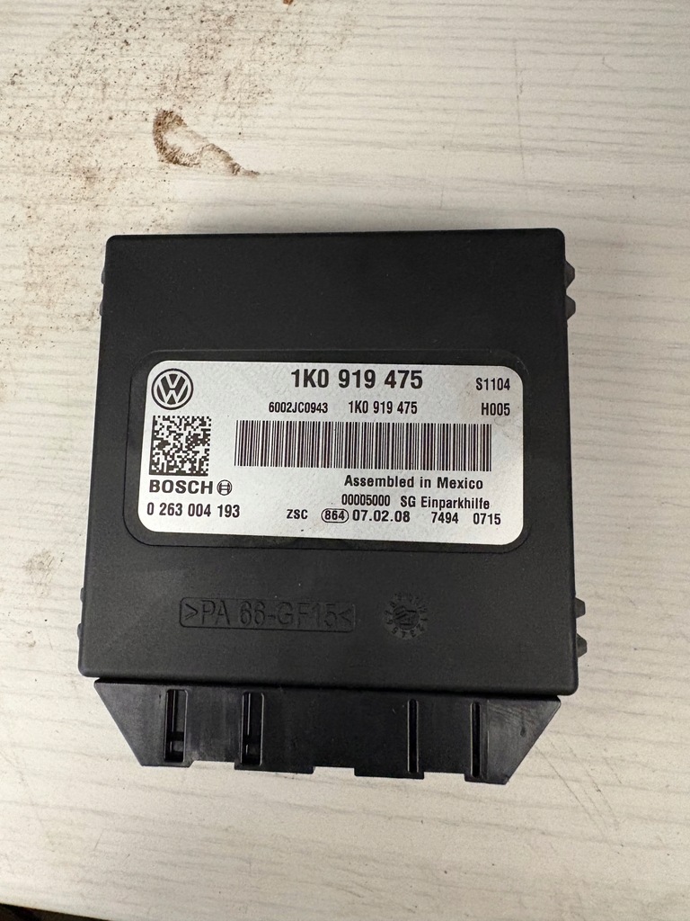 фото №1, Модуль блок управления pdc 1k0919475 vw caddy eos scirocco