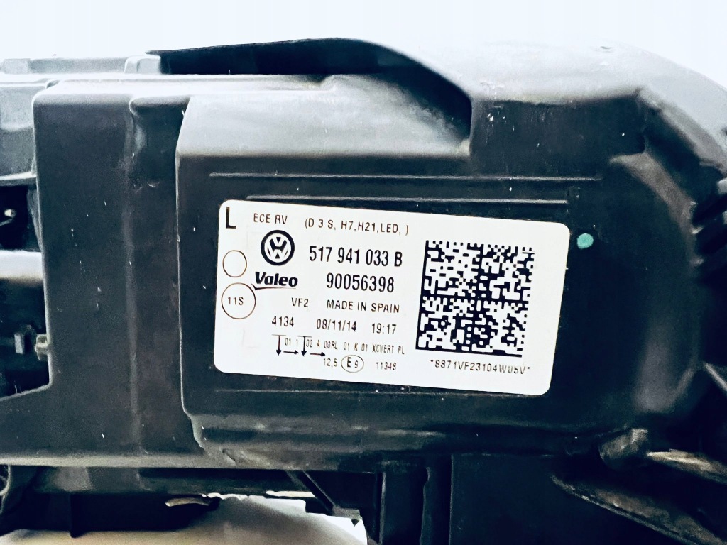 фото №9, Лампа левая правая поворотная vw golf sportsvan 517941034/33b