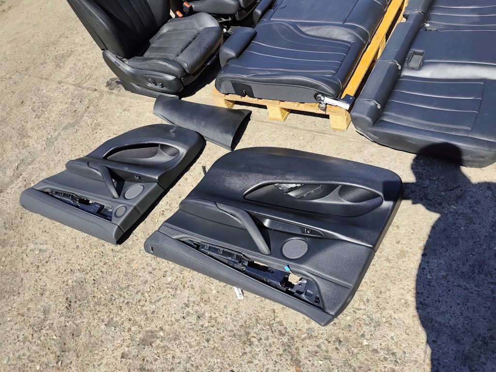 фото №6, Bmw f16 x6 сиденья заднее сиденье обшивки czarna кожа комплект europa