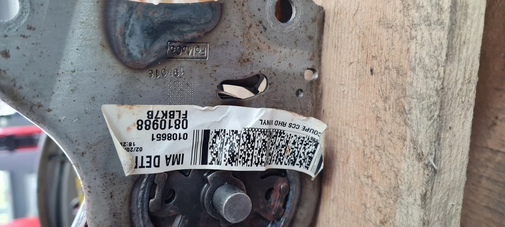 фото №14, Mustang vi lift gt каркас сиденье сиденье левый перед передний