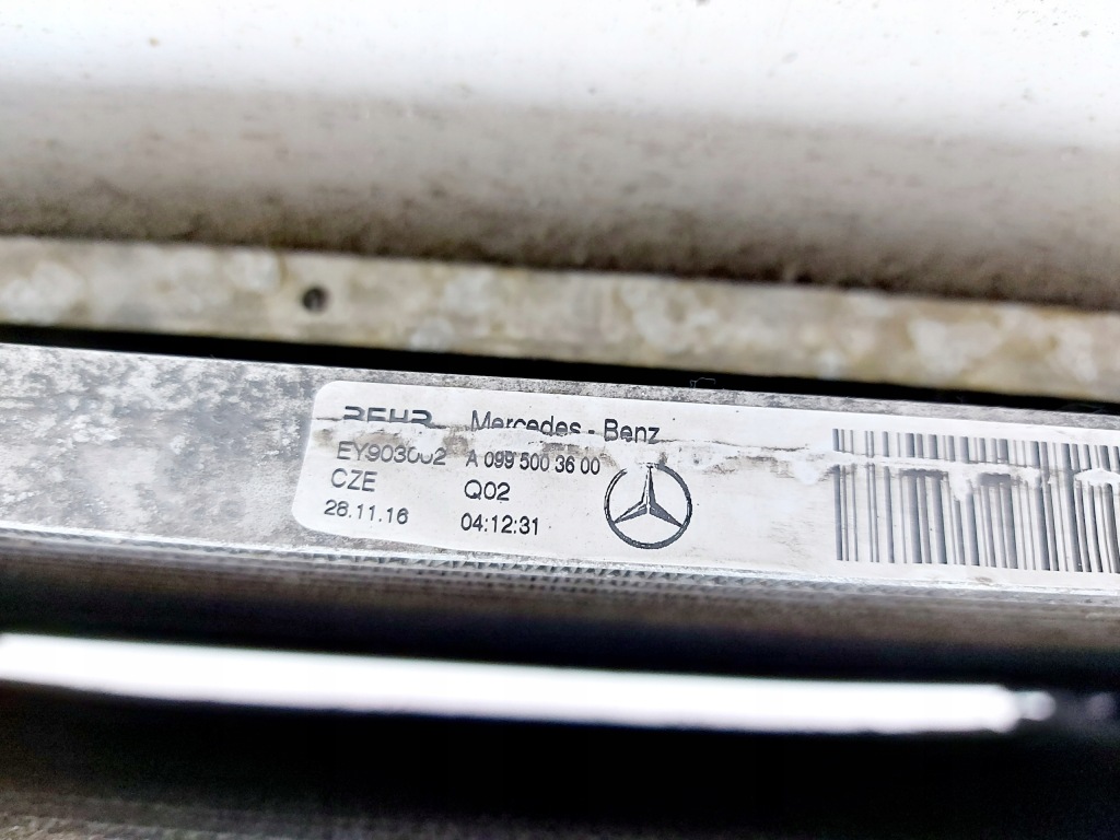 Mercedes w213 2.0 cgi радиатор воды кондиционер гибрид Оригинал