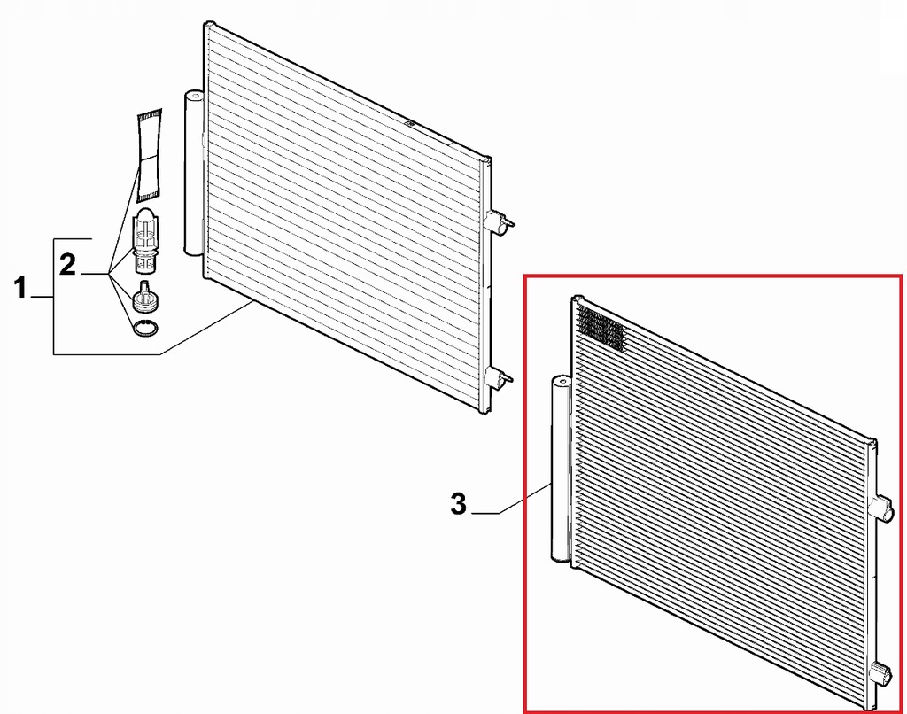 фото №1, Радіатор конденсатор кондиціонера alfa romeo giulia