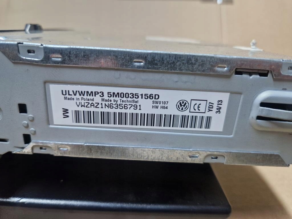 фото №9, Радіо радіопрогравач cd aux vw polo 5 v 6r 5m0035156d 13