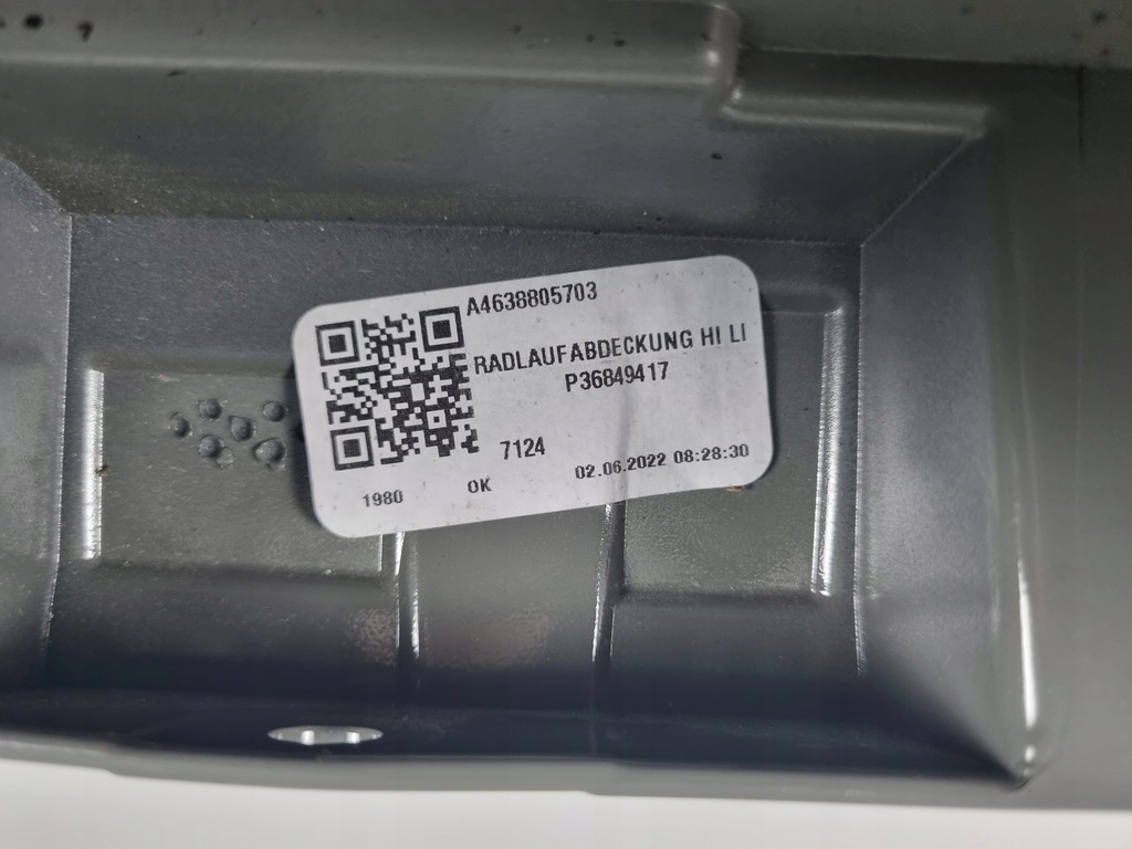 фото №12, Mercedes g klasa amg w463 молдинг накладка крила ліва задня a4638805703