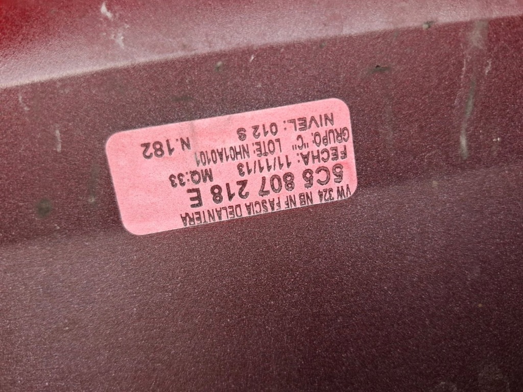 фото №9, Vw beetle 5c 2010-19 rok 5c5807218e бампер перед