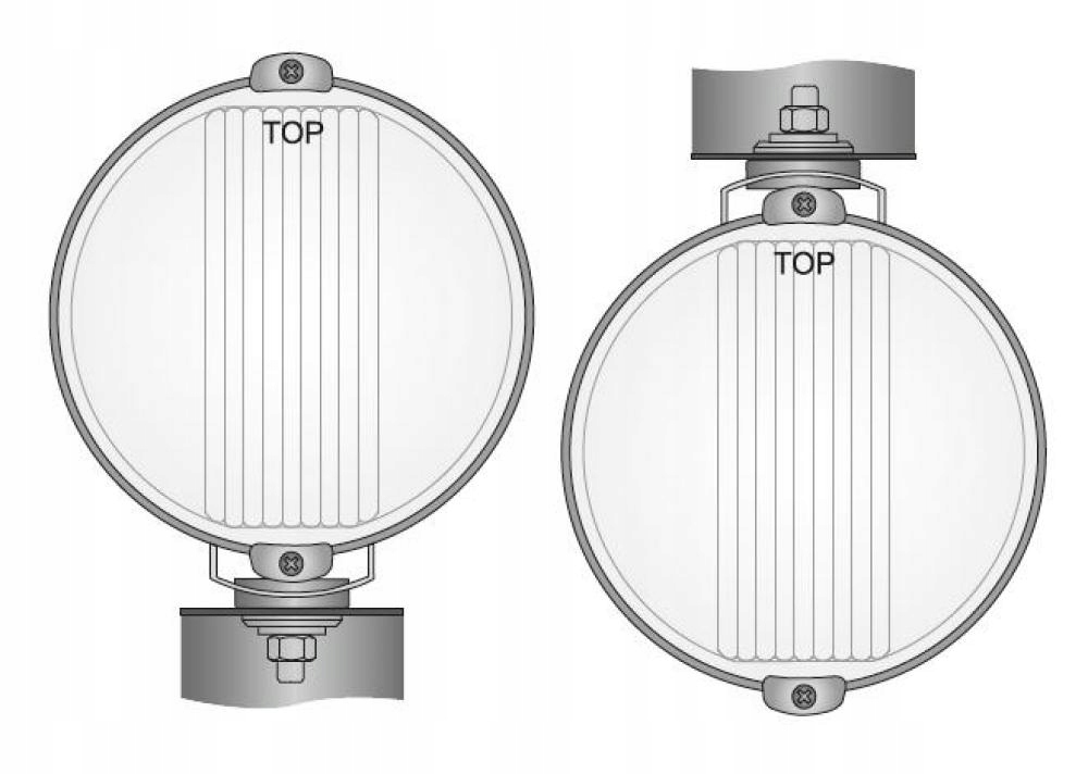 фото №14, Протитуманна фара фара drogowy дальнє світло круглий fi 152 niebieski + h3 2m6