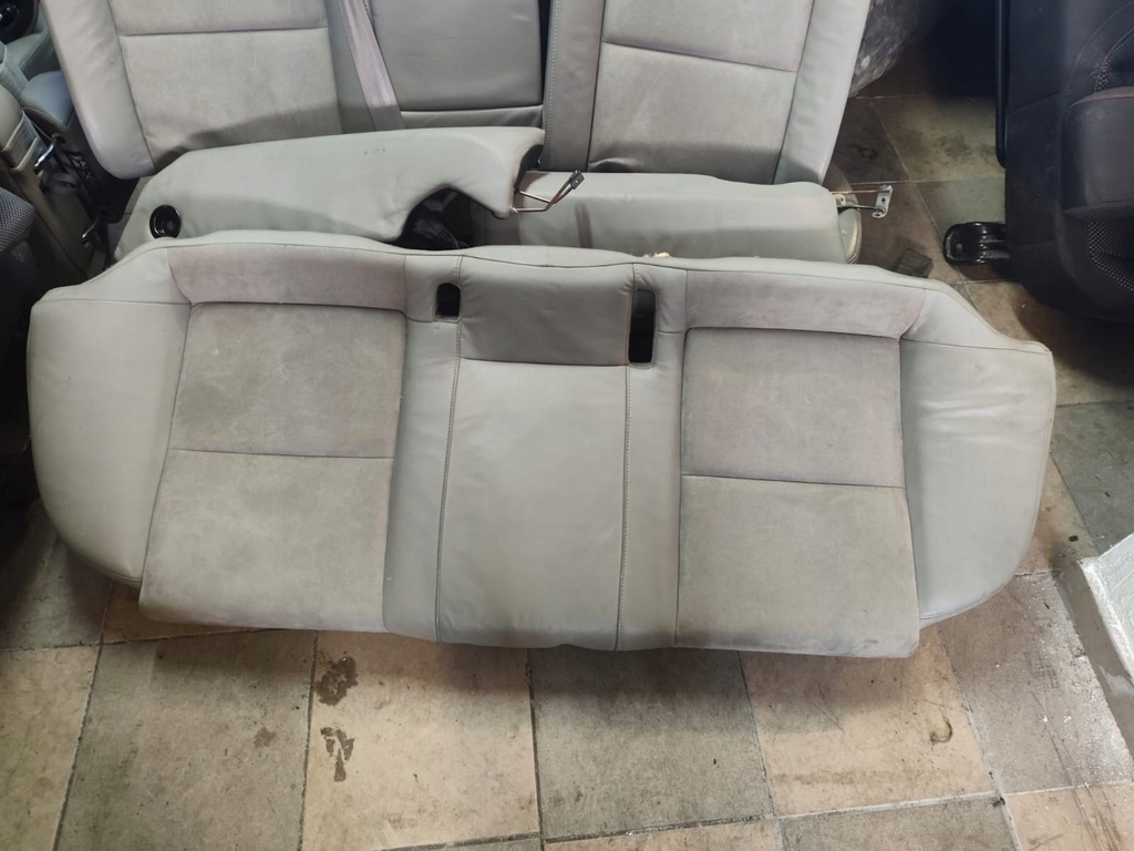 фото №8, Audi a6 c6 04- сиденья заднее сиденье полукожа alcantara