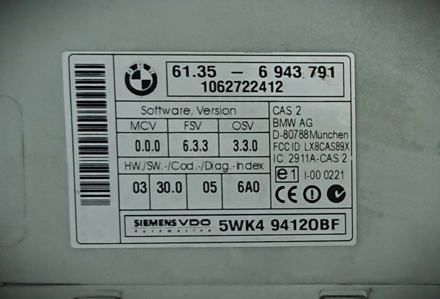 фото №3, Модуль комфорта bmw 6943791